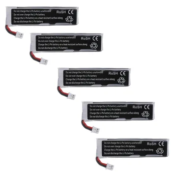 

5PCS 3.8V 550mAh 80C/160C 1S HV 4.35V PH2.0 Plug Lipo Battery for Emax Tinyhawk BetaFPV Beta75 FPV Racing Cine Whoop RC Drone