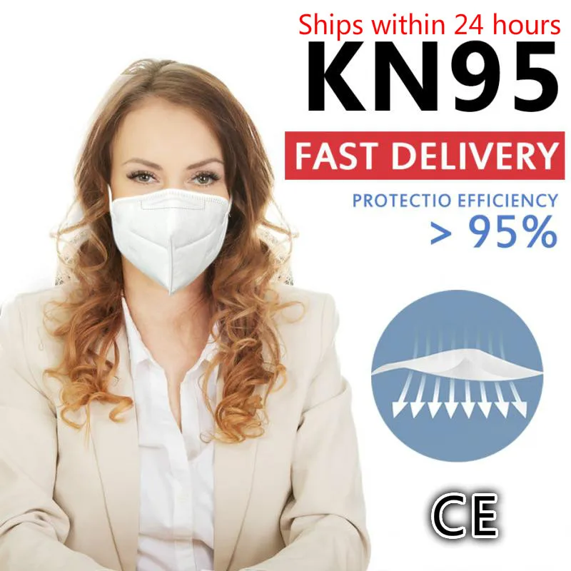 

5/10/20pcs KN95 Dustproof Anti-fog And Breathable Face Masks 95% Filtration Mouth Masks 3-Layer Mouth Muffle Cover