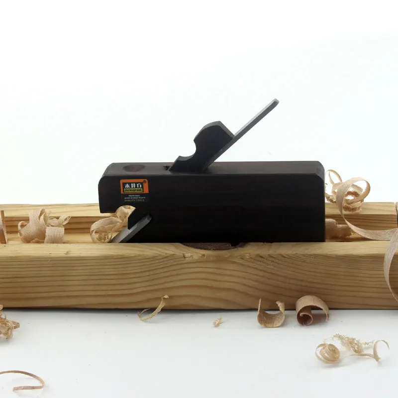 Woodworking Hand Tools Wood Trimming Tool Ebony Plane for Woodworking Edge Wood Trimming for Carpenter European-style Ebony Mini Plane Bull-nose