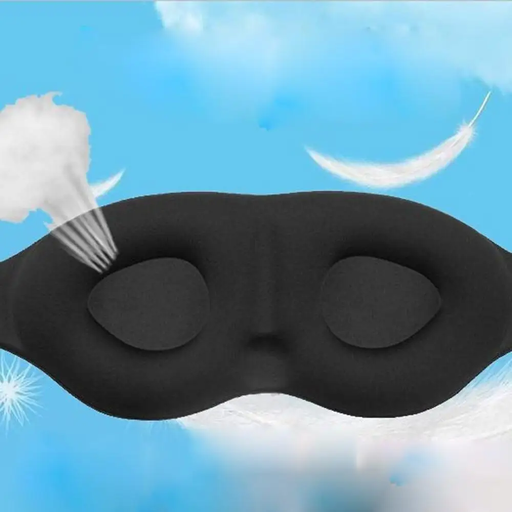 Memory хлопок медленно отскок 3D маска для глаз ланч-брейк очки студенческий ланч-брейк Спящая защитные очки 3D стерео маска для глаз
