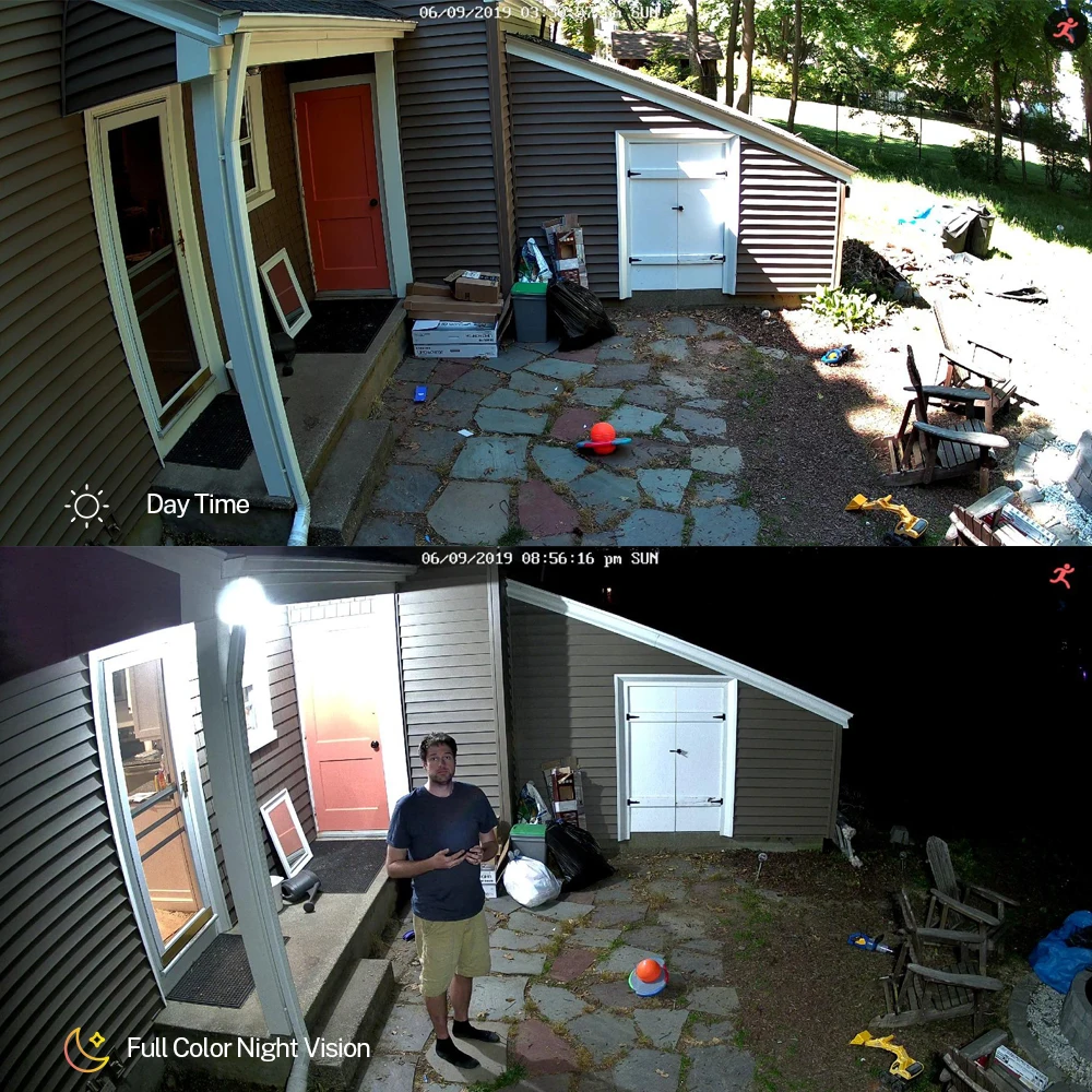  Movols 1080P Colorful Night Vision CCTV Kit Outdoor Waterproof Video Surveillance System 8CH DVR 8P - 4.00007E+12