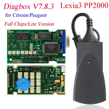 

Lexia 3 Full Chip Lite OBD2 Scanner 921815C PP2000 Diagbox V7.83 OBD Car diagnostic Auto Tool For PSA For Citroen/Peugeot LEXIA3