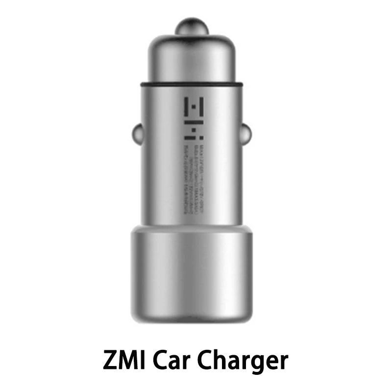 ZMI car charger Крепление для спортивной камеры Xiao mi автомобиля Зарядное устройство QC 3,0 Dual USB быстрое зарядное устройство 5 V/3A 9В/2A mi автомобиля-Зарядное устройство для Android iOS iPhone samsung huawei - Тип штекера: ZMI car charger