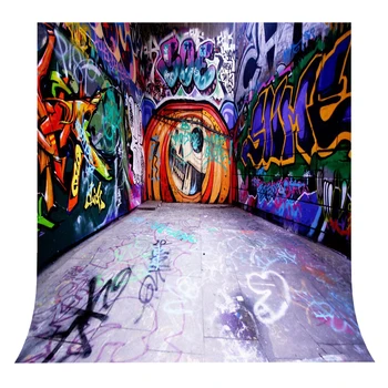 

Acejoker Hip Hop Backdrop Photography Graffiti Wall 80S 90S Party Art Portrait background Photo Studio Party Decor