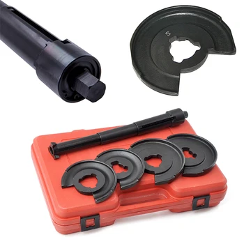 MR CARTOOL 5PCS Coil Spring Compressor Suspension Repair Removal Tool Kit For Mercedes Benz W201 W202 W208 W210 6