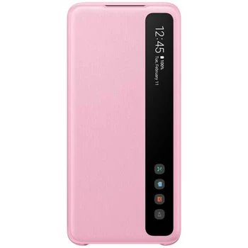 

Case (flip case) Samsung smart Clear View cover, for Samsung Galaxy S20, pink, (& Omega;)