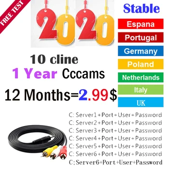 

CCcam 7/10 Clines egygold Codigos Europe Cccams Spain stable Poland Portugal Germany Ccam server For GTmedia V8 NOVA TV Receiver
