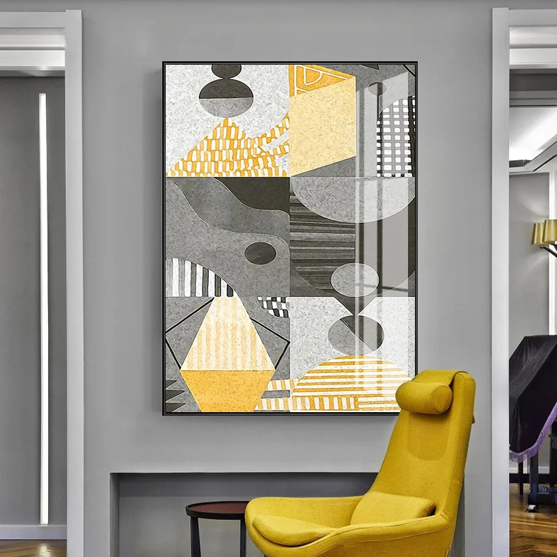 Abstract Geometry Line Wall Art Nordic Posters And Prints Canvas Paintings Modern Wall Pictures For Living Room Minimalist Decor