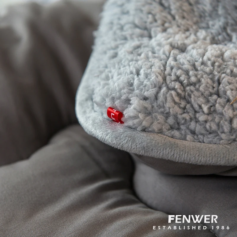Зимние пододеяльники FENWER из ягненка толстые теплые одинарные двойные зимние