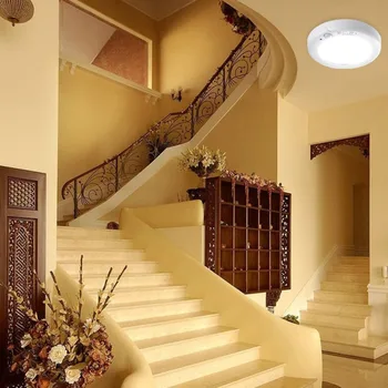 

ICOCO 8W/12W 9 Led sensor Light Sound And Light Control Intelligent Corridor Living Room Induction Ceiling Lamp