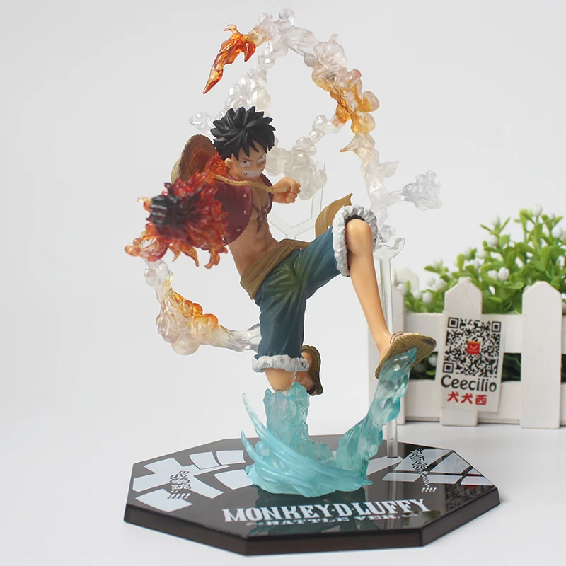 Аниме цельный кусок собирать фигуру Обезьяна D Luffy Zoro Sanji Battle Ver. ПВХ Модель Фигурки