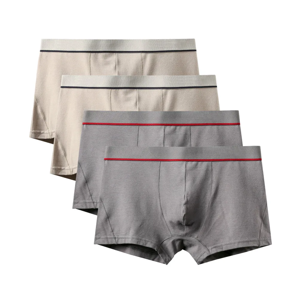 4Pcs A0582 Mix A21 4Pcs \ Лот модные, пикантные классические мужское нижнее белье; трусы-боксеры; шорты Высокое качество Мужские штаны комфортабельные экономически эффективным мужские трусы - Цвет: 4Pcs A0582 Mix A21