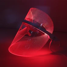 

Facial Photon Therapy LED Mask 3Color Red Light LED Face Mask for Healthy Skin Care Rejuvenation Collagen Anti Aging Wrinkles