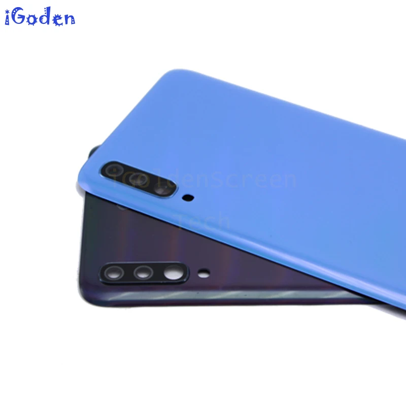 Для samsung Galaxy A70 A705 A705F задняя крышка для батареи стеклянная крышка корпуса для samsung A70 задний Чехол для замены