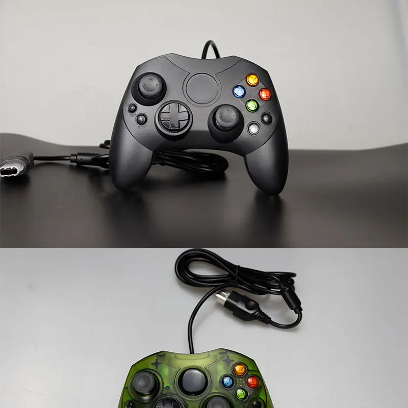 Classic Wired Joypad Controller For Microsoft Original Xbox Controller For XBOX Gamepad Retro Joystick Controle Black