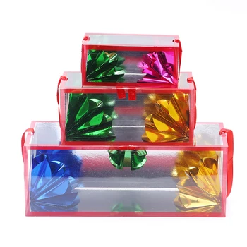 

New Super Deluxe Paper Bag Appearing Flower From Empty Box Stage Magical Tricks Dream Bag Large Illusion Toy Kids Gifts