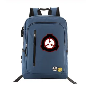 

SCP Secure Contain Protect Backpack Bag Zipper Pocket Bag Men Women BookBag Student School Travel Laptop Bag Mochila Badge