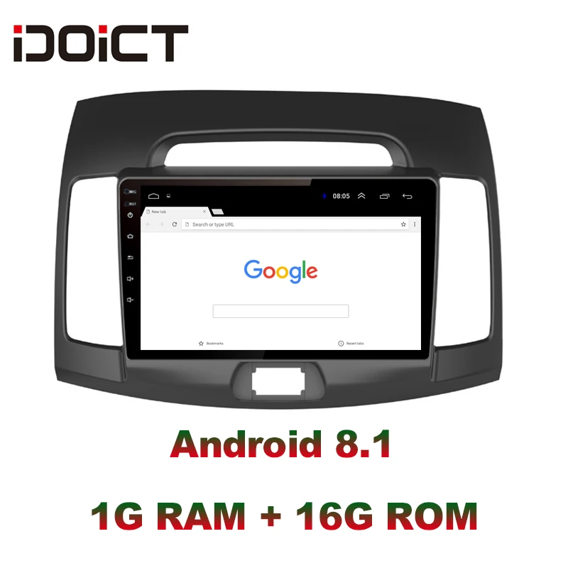 Автомобильный DVD плеер IDOICT на Android 8 1 с GPS навигацией мультимедийный проигрыватель
