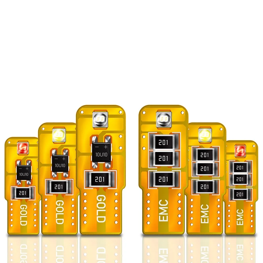 2 шт. T10 светодиодный W5W Canbus лампа 3030SMD Габаритные фонари для автомобиля лампа для чтения авто автомобиль купол Дверь Аксессуары для ламп белый красный синий