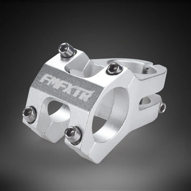 SILVER 1pc MTB Bike Handlebar Stem Bicycle Stem 31.8MM Bicycle Parts MTB Mountain Road Bike Handlebar Stem Aluminum Bicycle Accessories - Цвет: SILVER