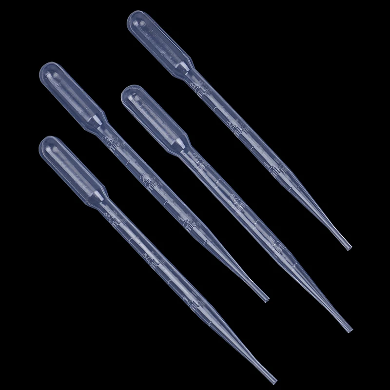 

Disposable Graduated Polyethylene Hot sale 4PCS 3ml Painting Accessory Transfer Makeup Pipettes Dropper Plastic Laboratory Tools