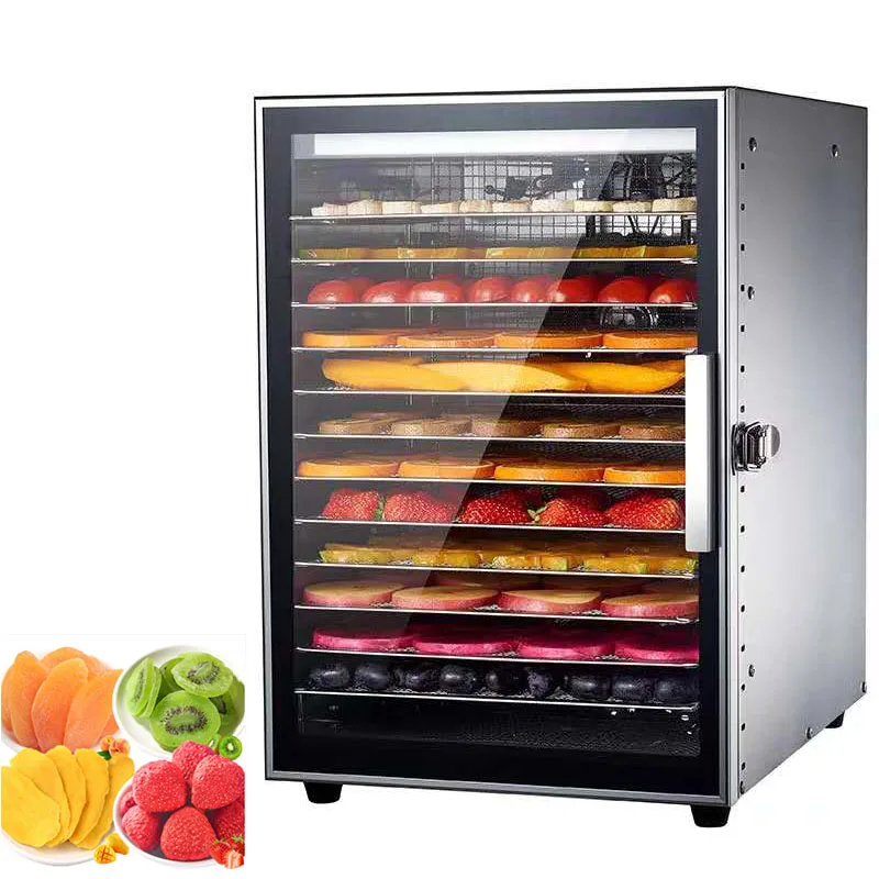 

Commercial 12-layer Food Dehydration Dryer Fruit Dryer Stainless Steel Vegetables Dried Meat Pet Snacks Air Dryer