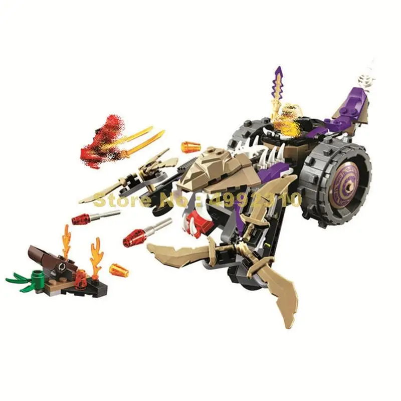 

10318 218pcs ninja crusher jouet flame bela 70745 building block 2 figures Bricks Toy