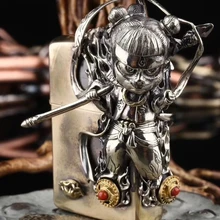 SBGJ бренд Zorro смотреть видео ручной работы сварные китайские prodigies Будда 3D lignter