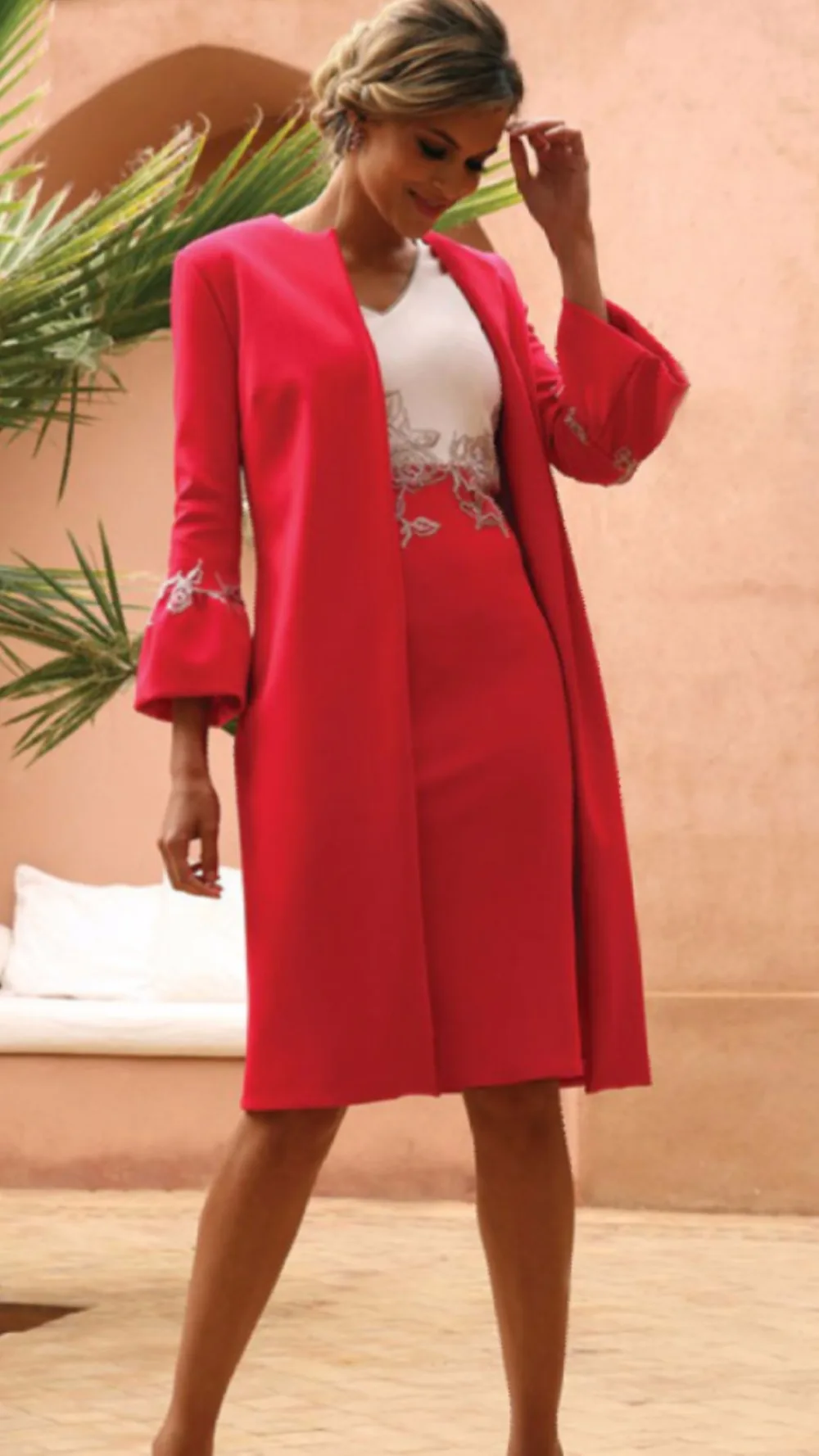 Two Pieces Mother Of The Bride Dresses Suits Red Outfits Flare Women Formal Wedding Guest Dresses Evening Gowns New Mother Of The Bride Dresses Aliexpress