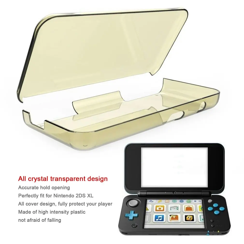 Защитный чехол для Zend NEW 2DSXL Crystal Shell 2DSLL Crystal защитная оболочка 2DS LL Gamer прозрачная оболочка