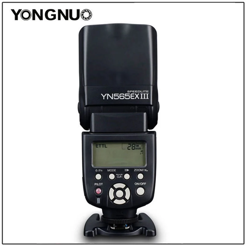 Светодиодная лампа для видеосъемки Yongnuo YN-565EX III ttl синхроконтакта разъем для внешней вспышки типа светильник YN565EX-N GN58 для Canon nikon 10D 1D 7DII 6D 5D 5DII 5diii D7000 D90 D300 D3500