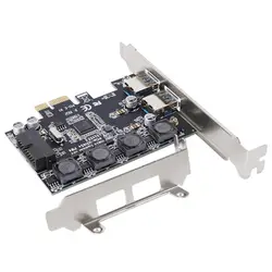 5 Гбит/с ультра-высокой Скорость 19Pin карта pci-e 2-Порты и разъёмы Pcie для Usb3.0 19Pin + фронтальное устройство для расширения карты для настольных