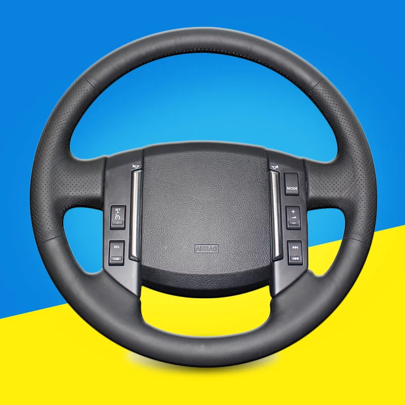 Car Steering Wheel Covers for Land Rover Freelander 2 2007-2012 Hand Stitched Interior Auto Braid On The Cover | Автомобили и