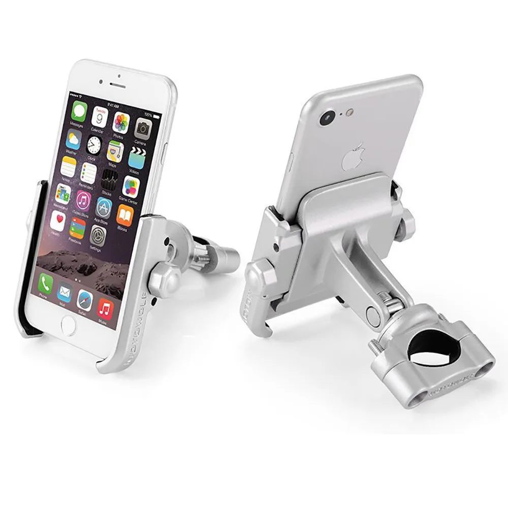 Универсальный мото cicleta мото Скутер atv 19-30 мм guiador espelho retrovisor suporte do telefone móvel suporte de montagem porta us - Color Name: a