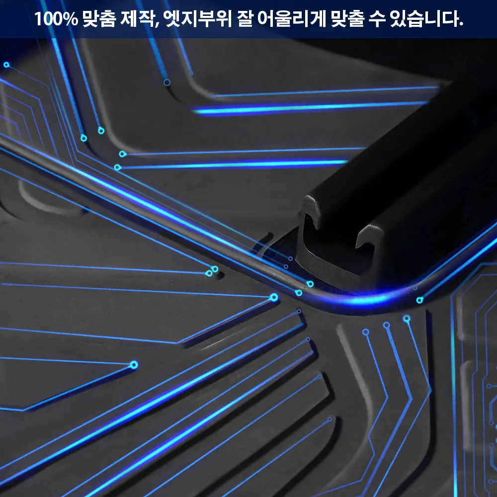 Для Tesla модель 3 자동차 매트 미끄럼 방지 매트