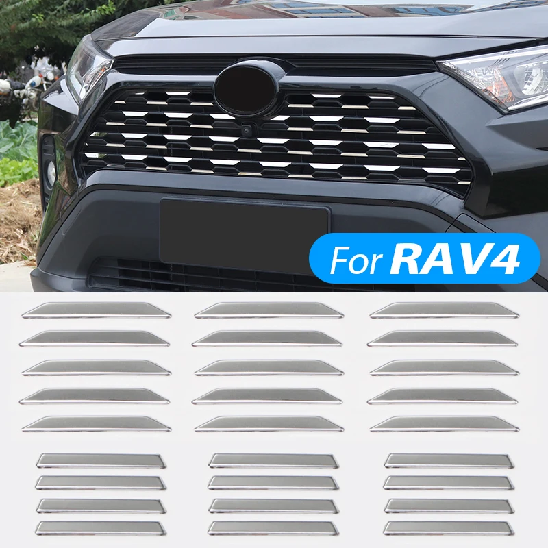 Для Toyota RAV4 2019 2020 2021 сетка из нержавеющей стали Паста all star специальный патч для