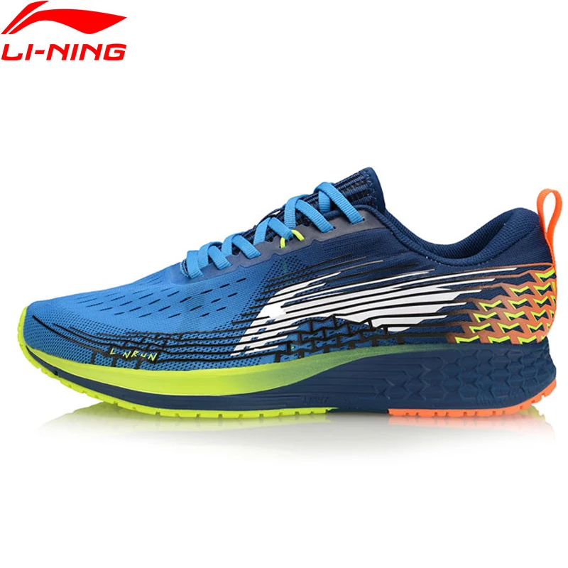 Дешево Li Ning Мужская Базовая гоночная обувь; обувь для бега; светильник для марафона; дышащая Спортивная обувь; кроссовки; ARBP037 XYP908