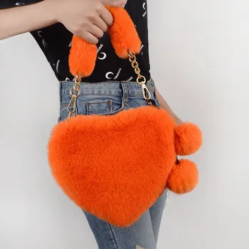 

2019 New Fashion Bags High Imitation Rabbit Fur Bags Portable And Diagonal Bags Fashion Wild Factory Direct Sales Recruit Agent