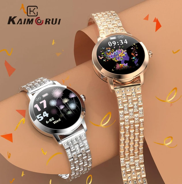 LW10 reloj inteligente mujer, relojes inteligentes con control del ritmo cardíaco, resistente agua, mensajes, recordatorios,smartwatch Xiaomi Android e IOS, relojes de mujer de moda 2023 -