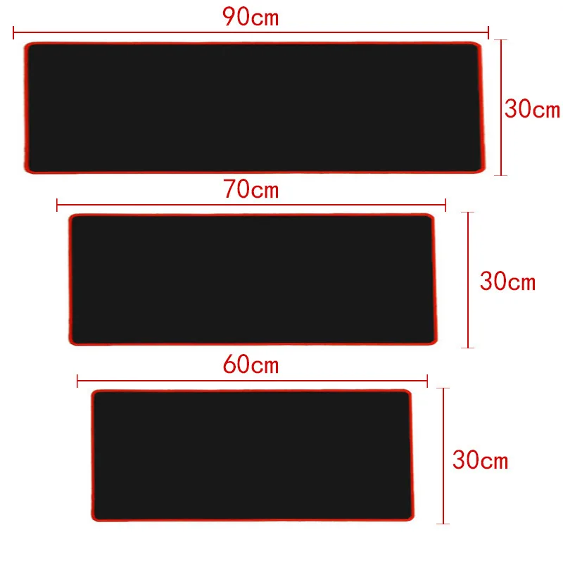 Large size rubber Gaming Mouse Pad Gamer Solid Color Keyboard Mouse Mat Gaming Grande Desk Mousepad