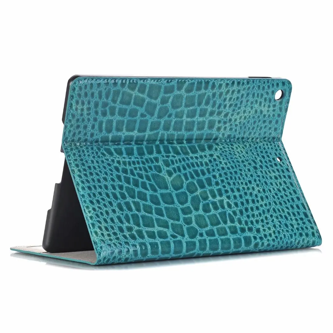 Tablet Stand Smart Case for iPad 10.2 Case iPad 7 7th Generation A2200 A2197 Cover Crocodile Pattern Leather Tablet Case