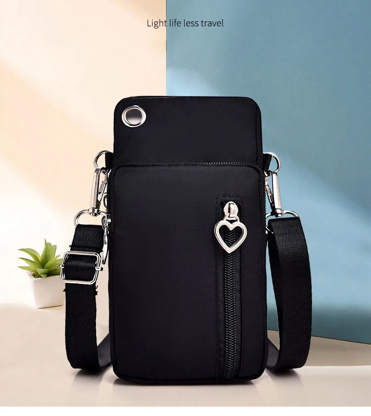 Universal Mobile Phone Bag For Samsung/iPhone/Huawei/HTC/LG Case Wallet Outdoor Sport Arm Purse Shoulder Bag Women Phone Pouch