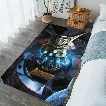 

New Superman/Batman/US Captain/The Avenger Thick Carpet Mat for Living Room Doormat Flannel Print Bedroom Non-slip Floor Rug 007