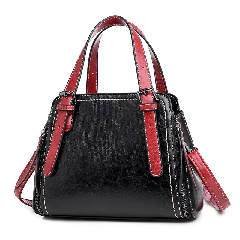 

2019 New Style Europe And America Fashion Shoulder Bag Simple Versatile Shoulder Bag Large Capacity Handbag Sense Bag Women's WO