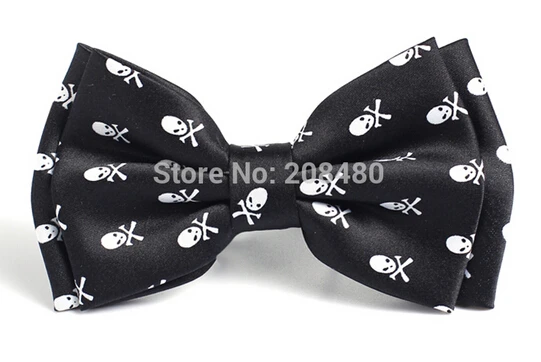 Small Skull Black Новая мода 60 Новинка микс бабочка галстук для мужчин мужской смокинг в стиле унисекс вечерние Галстук Свадебный галстук-платок - Цвет: Small Skull Black
