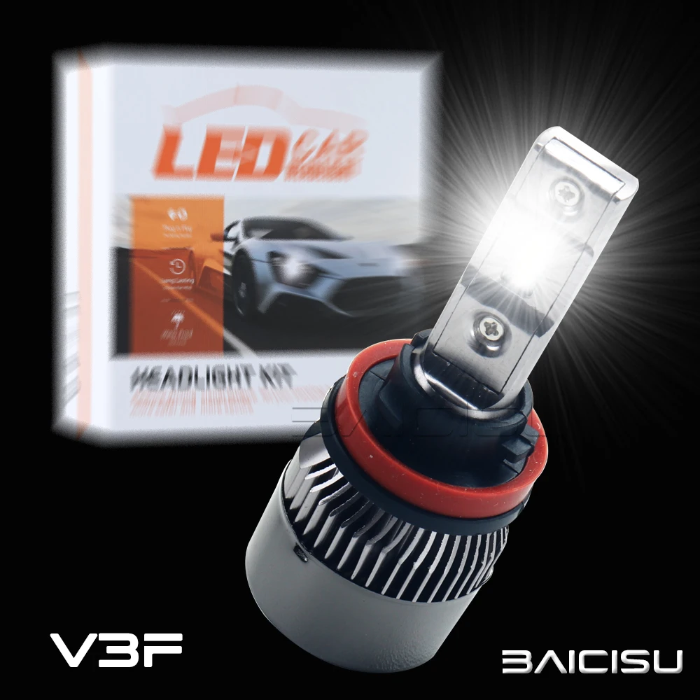 

BAICISU Car Headlight Bulb H4 LED H7 16000LM H1 H3 H8 H11 LED Auto Lamp for Car signal lamp HB3 HB4 9005 9006 Turbo LED Bulbs