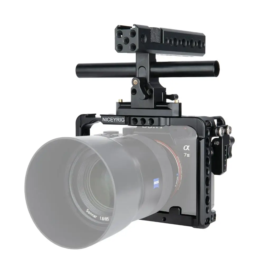 NICEYRIG для SONY A7III/A7MIII/A7II/A7RII/A7RIII/A7SII фотостудия dslr камера клетка зажим кабеля|Клетки