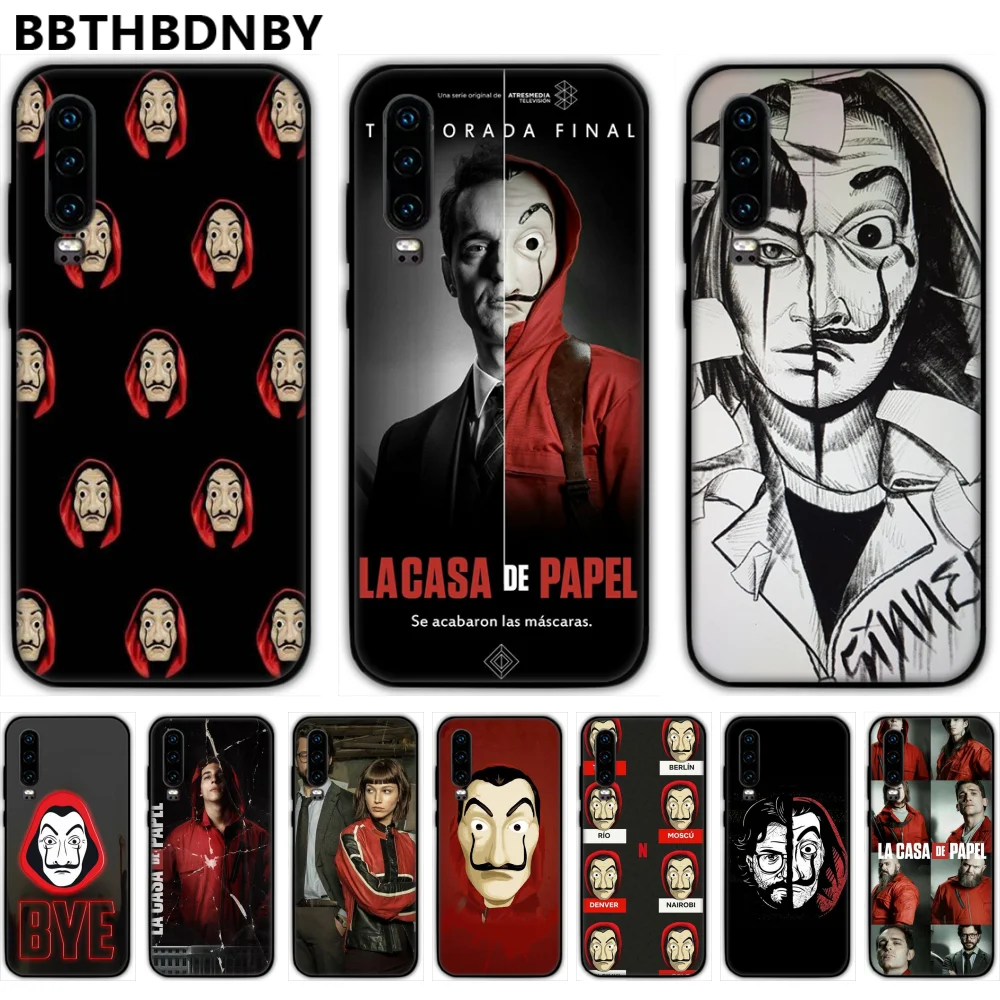 Бумажный Чехол для мобильного телефона ТВ сериала чехол денег Huawei P9 P10 P20 P30 Pro Lite