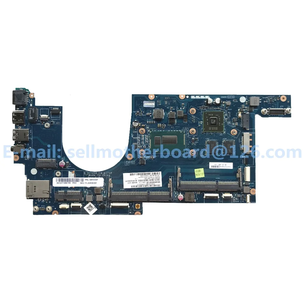 Материнская плата для ноутбука lenovo ThinkPad S540 S5-S540 00HW345 00HW347 VIUS6 LA-A171P с процессором i7-4510U HD 8670 M/2G MB протестирована