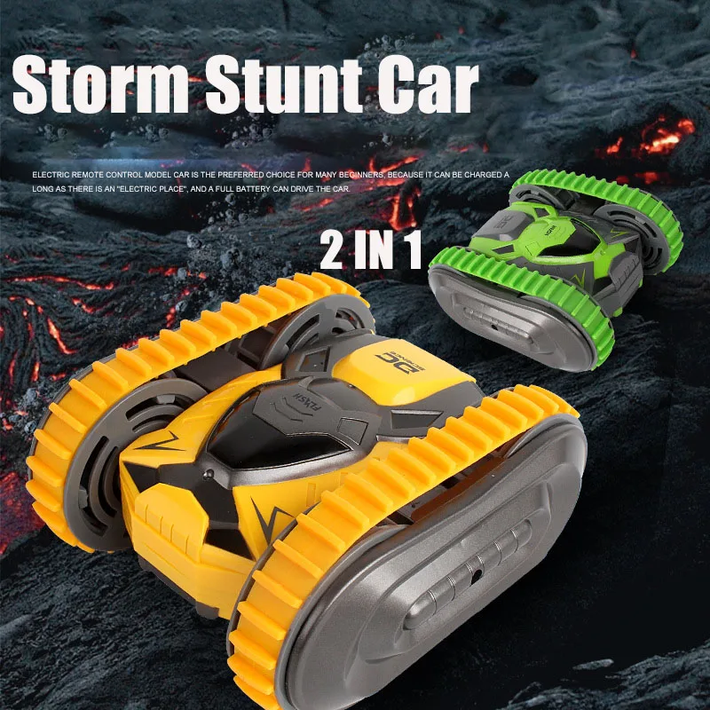 RC Stunt Car 2.4G Crawler Roll Radio Mini Double Side Drift Buggy Remote Control 360 Rotation Tumbling Vehicle Boy Toys Gifts | Игрушки и